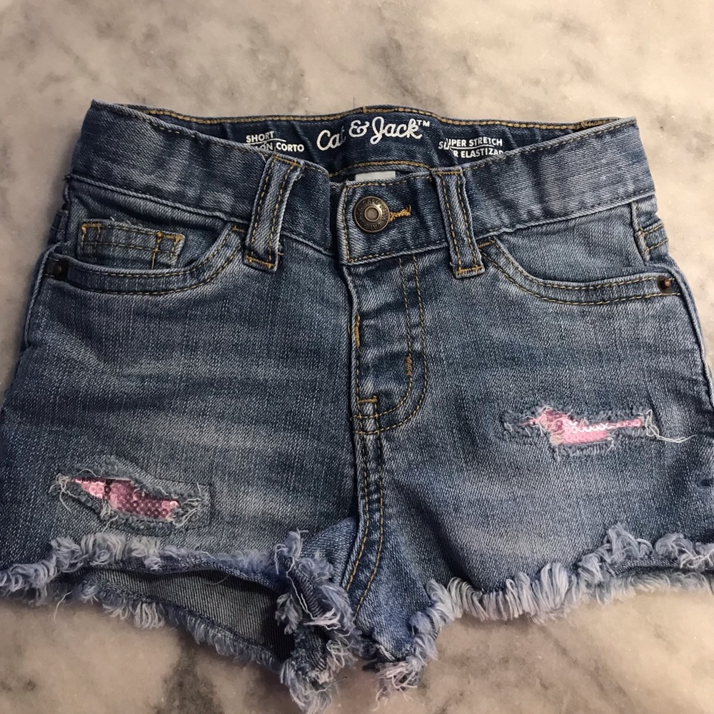 Jean cut off shorts